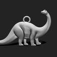 1_3DPR~1.jpg Dino Pendant Keychain - 3D STL File for 3D Printing