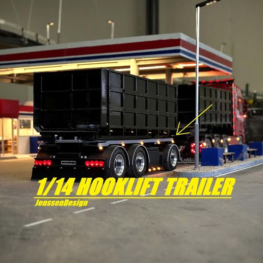 1/14 HOOKLIFT TRAILER