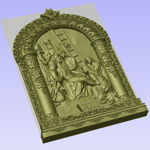 15 stations of viacrucis Way of the Cross STL model for 3d printing or ...