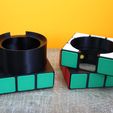 IMG_7741.jpg Rubiks Cube Echo Dot Holder Amazon Alexa 3rd Gen Stand Cool Colorful Gift for Cuber Fun Twisty Puzzle Home Decor Accessory Rubik's Game