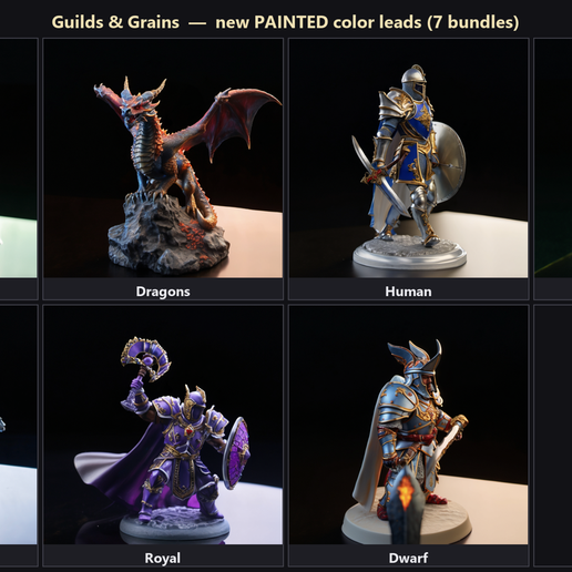 Ultimate Fantasy Miniatures MEGA Bundle 3D printable STL miniature