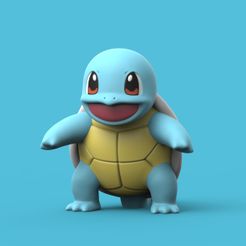 Squirtle_Stand01.jpg POKEMON - SQUIRTLE