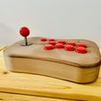 51AD30D1-45F3-4A1B-84AC-3190B24BC2A7.jpeg Wooden Arcade Joystick Machine Arcade Stick for Home Video Games, Compatible with PC