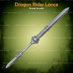 1.jpg Dragon Rider Lance From Rune Scape - Fan Art 3D print model