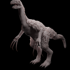1.png STL file therizinosaurus model・3D printing template to download