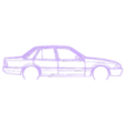 Holden_commodore vl 1987.stl Wall Silhouette: All sets