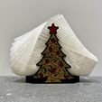 12.jpeg ✨ Shimmering Christmas Tree / Napkin Holder – Halogenic Smooth Plate Magic! 🎄✨