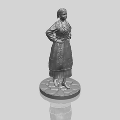 TDA0728_Portuguese_DancerA00-1.png Free 3D file Portuguese Dancer・3D print design to download