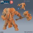 2556-Elephant-Folk-Barbarian-Hammer-Large.png Elephant Folk Barbarian Set ‧ DnD Miniature ‧ Tabletop Miniatures ‧ Gaming Monster ‧ 3D Model ‧ RPG ‧ DnDminis ‧ STL FILE