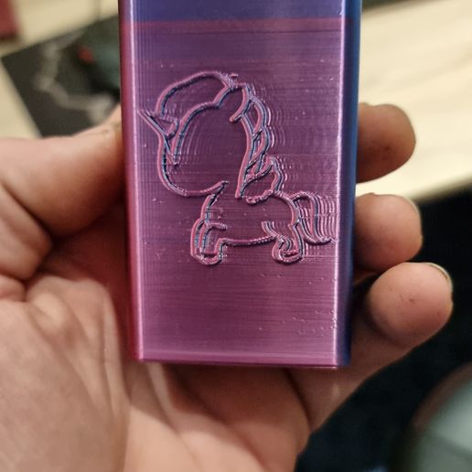 Unicorn Cigarette box 3D model