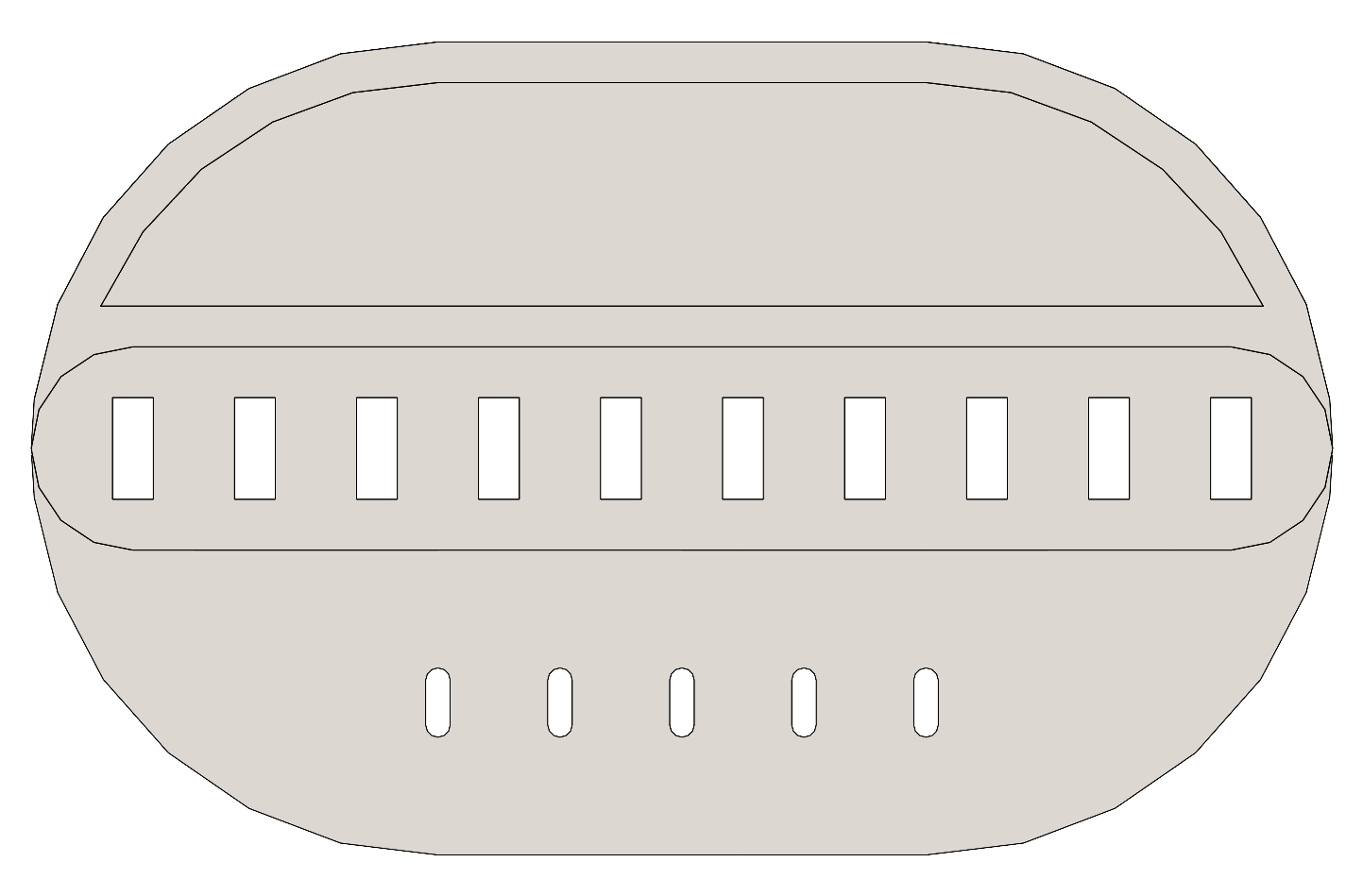STL file USB key support・3D printing template to download・Cults