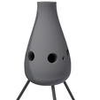 SWU_3pod-up-long.png Free STL file Swirling Water Unit - Vortex water nozzle - Vortex Process Technology (VPT)・Model to download and 3D print