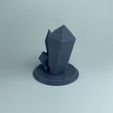 crystal-print-3.jpg Crystals / Gem Cluster – Miniature for Fantasy D&D Dungeons and Dragons RPG Roleplaying Games. 28mm Scale