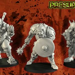 hc1.jpg STL file Half Orcs 2・3D print model to download