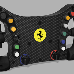GT3-488.png STL file DIY AC Simracing Ferrari 488 GT3 Steering Wheel・3D printable model to download