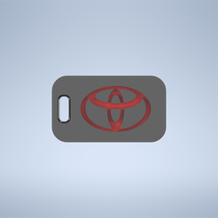 Toyota-keyring3.png Llavero emblema logotipo Toyota
