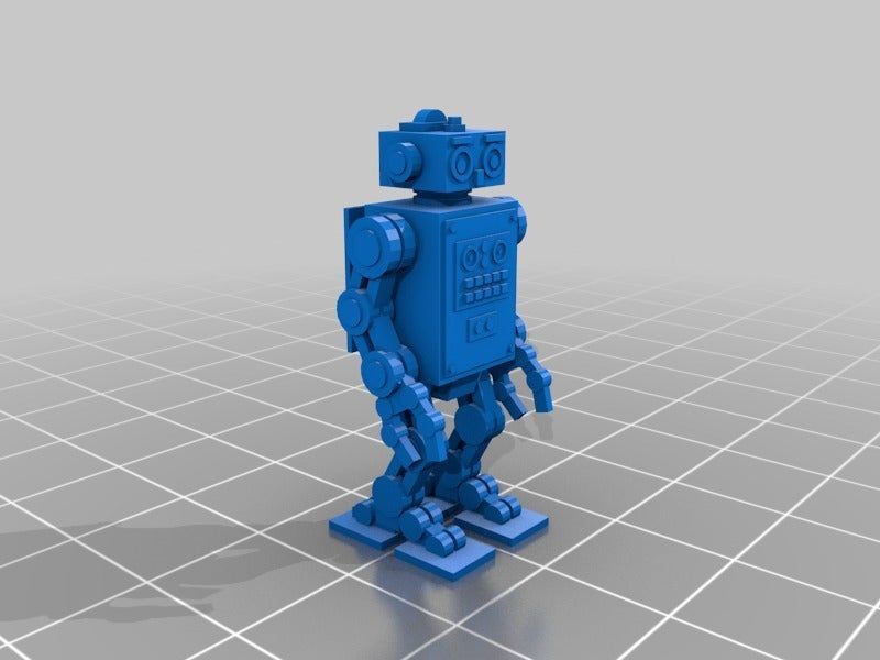 Download free STL file 28mm retro robot 1 • Model to 3D print ・ Cults