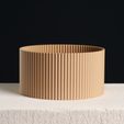 3D_Printed_Ribbed_Bowl_Planter_3D_model_Slimprint.jpg Ribbed Bowl Planter, Vase Mode