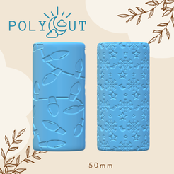 STL file LV pattern ROLLER PIN FOR POLYMER CLAY・Model to download and 3D  print・Cults