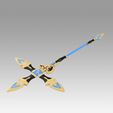 6.jpg Granblue Fantasy Zeta Spear Cosplay Weapon Prop replica