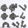 pork boys final render (3).png Archivo STL Juego modular de los chicos del cerdo・Diseño de impresora 3D para descargar, KarnageKing