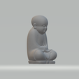4.png Little Monk 3D print model
