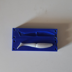 Capture-6.png STL file One up shad lure mould・3D printer design to download