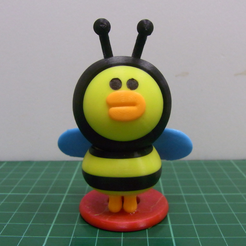 Capture d’écran 2017-07-28 à 19.00.17.png Free STL file LINE FRIENDS -- HONEY BEE SALLY・3D printing idea to download