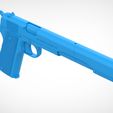 2.38.jpg Colt M1911A1 from the movie Hitman Agent 47 1 to 12 scale 3D print model