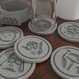 Starwars10001.png ▪ KIT 12 COASTERS 🥤 STAR WARS 🌟 (CHARACTERS + FACTIONS) ⚡ CUSTOM CASE 🌟