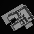 Syracuse1-8.png STL file N-Scale House 'Syracuse I' 1:160 Scale STL Files・3D printer design to download