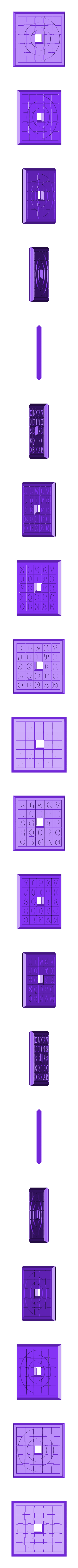 Sliding5x5Puzzle6.stl 両面スライドパズル