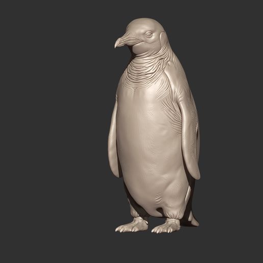 Penguin sculpture stl 3d printable model