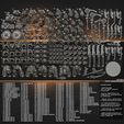 CONTENT_LIST.jpg Файл 3D Heretech Voidwalker Exosuits・Дизайн 3D принтера для загрузки