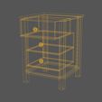 13.jpg Bedside cabinet 3D Model