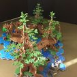 IMG_0367-1.jpg TREE FORT SET - "HEX" TILES FOR A HIGHLY DETAILED 3D GAME BOARD.