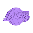 LA_Lakers_3D.stl LosAngeles Lakers - Logo