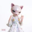 DSC09707.jpg BJD Doll stl 3D Model for printing Moony Cat Furry Anthro Ball Jointed Art Doll 35cm 20cm