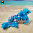 6.png Fichier 3D Hippocampe Cheval de mer, créature mythique articulée à imprimer sur place, Cinderwing3D・Plan pour impression 3D à télécharger