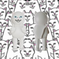 FIGURARIPNDIP.jpg Datei STL FIGUR RIPNDIP CAT TOY Katze Ripndip Toy Cat・Modell für 3D-Druck zum herunterladen