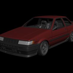 1.jpg 3D file LEVIN 2DOOR + ENGINE 1/64 SCALE・3D printer model to download