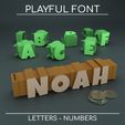 Playful-Font-Cover-01.jpg LetterBank: The personalized Piggy Bank - Playful Font