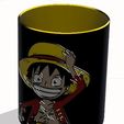luf1.jpg Стаканчик для карандашей Luffy One Piece