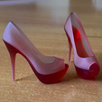 Tacones Altos Plataforma 3D Print