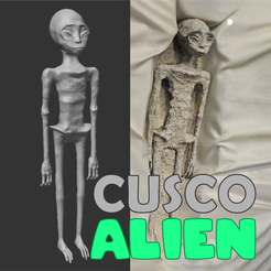 01.png Fichier STL Alien Cusco Maussan・Objet imprimable en 3D à télécharger