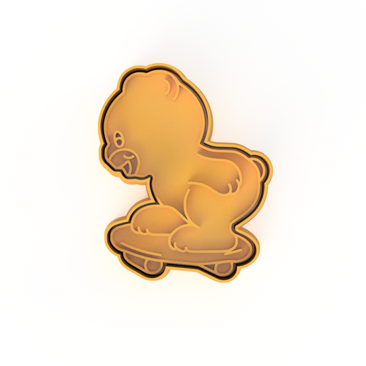 COOKIE CUTTER BEAR CORTADOR DE GALLETAS DE OSO 3D model