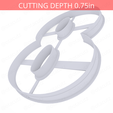Number_Eight~8.25in-cookiecutter-only2.png Number Eight Cookie Cutter 8.25in / 21cm