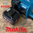 1.jpeg STL file BATTERY ADAPTER BOSCH PRO 18V ON MAKITA LXT・3D printable design to download