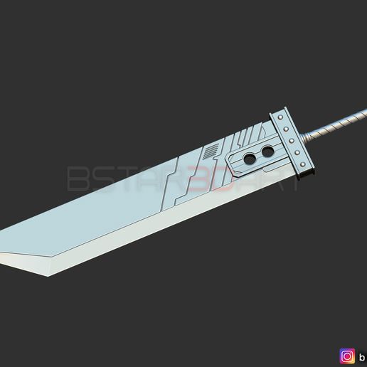 Télécharger Fichier STL Buster Sword Cloud - Final Fantasy VII Remake ...