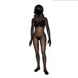 6.jpg Woman in bikini Rigged game character Low-poly model 3D model